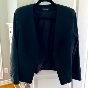 Ann Taylor Black Peplum Blazer, Like New